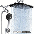 Luxury Dual Shower Head Set with Rainfall and Handheld Spray - 11\