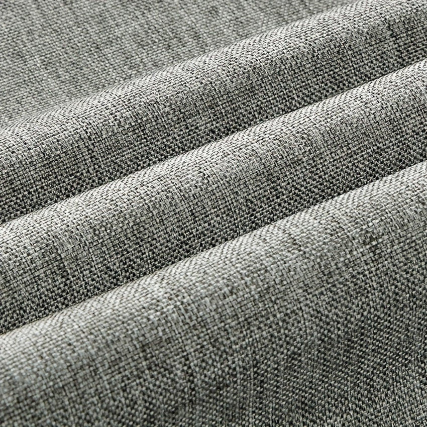 1pc Imitation Linen Shower Curtain, Thick Fabric Bath Curtains, Partition for Bathroom Bathtub, Modern Bathing Cover with Hooks, 71x71inch