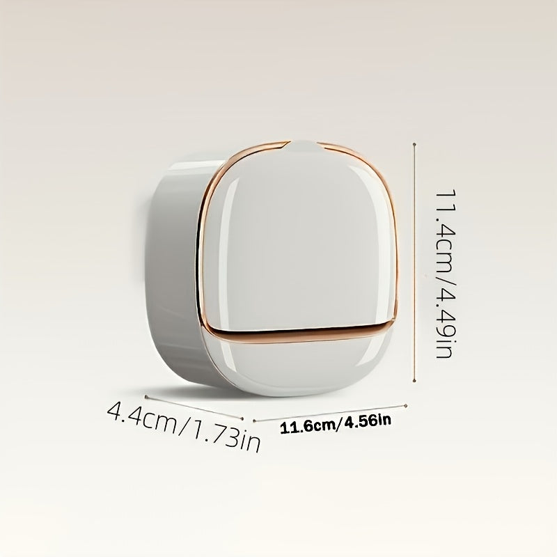 Luxury High-End Wall-Mounted Leak-Proof Soap Dish with Lid and Tray, Suitable for Shower or Kitchen, Keeps Soap Dry and Prevents Water Pooling, Elegant Countertop and Wall Decor, 11 Festive Designs, Not Only Beautiful but Practical! Perfect Gift Box