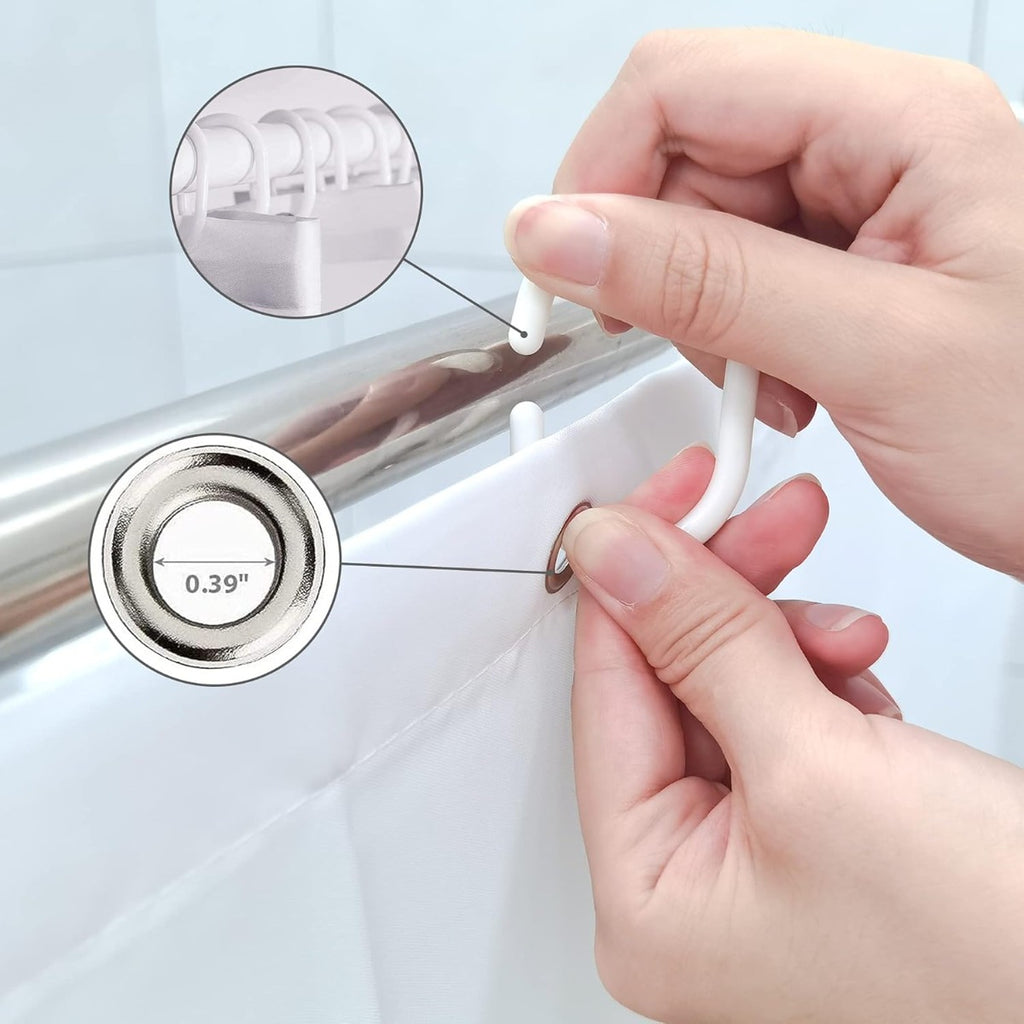 KOMLLEX Sage Green Boho Shower Curtain 60Wx72H Abstract Modern Mid Century Bathroom Decor Aesthetic Leaves Geometric Arch Bohemian Minimalist Neutral Simple Fabric Polyester 12pcs Hook