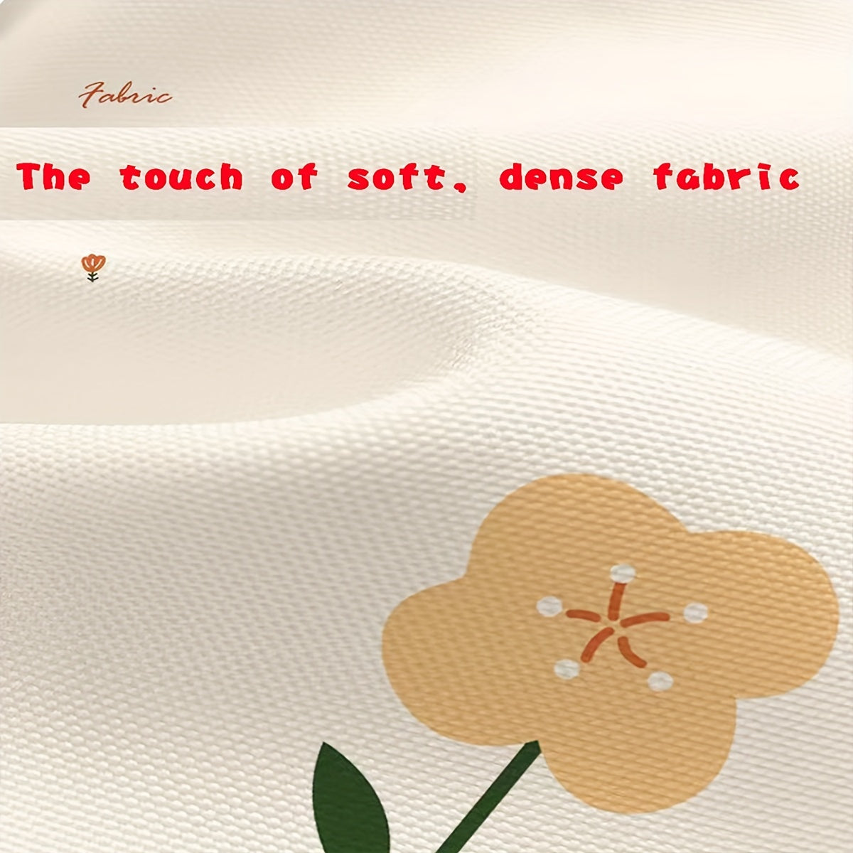 2D Flat, 2D Flat Floral Shower Curtain - Thickened Polyester Fabric with Metal Grommets & Hooks, Vibrant Orange & Green Floral Pattern, Durable Bathroom Decor for All, Seasons, Shower Curtain For Bathrooms, Seasonal Home Accessory