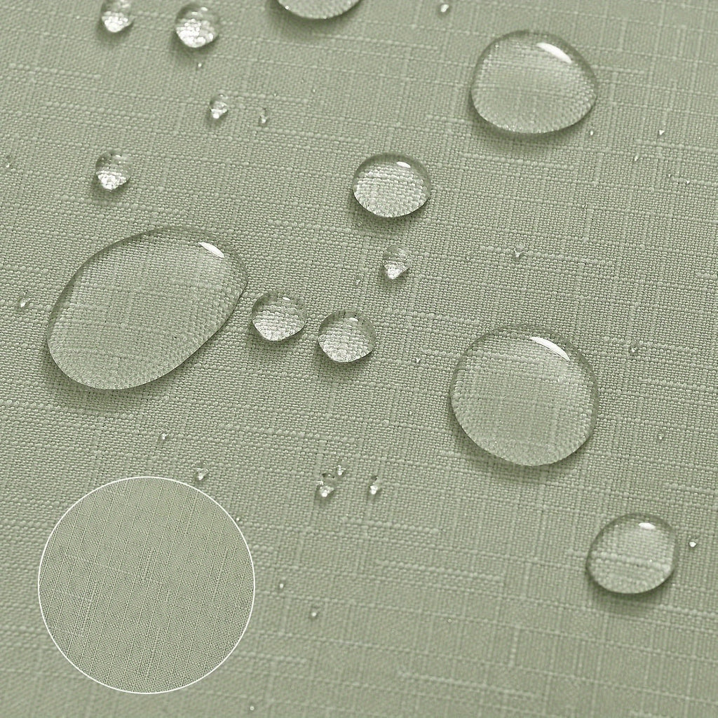 Sage Green Shower Curtain, Polyester Ombre Shower Curtains for Bathroom, Green and White Gradient Fabric Bathroom Decor Bath Set, Washable, 72 x 72