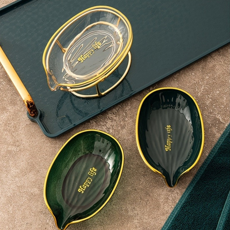 Stylish Drain Soap Saver: Space-Saving, No-Punch Installation, Water-Draining Design - Perfect for Bathroom & Kitchen, Keeps Soap Dry and Organized